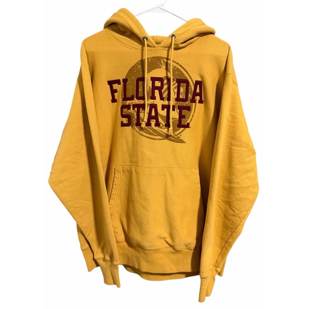Champion Reverse Weave Florida State Seminoles Heavyweight Hoodie Sweatshirt L